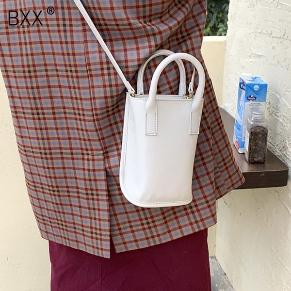 

bxx] solid color simple pu leather crossbody bags for women 2020 fashion shoulder messenger bag lady all-match handbags hk158