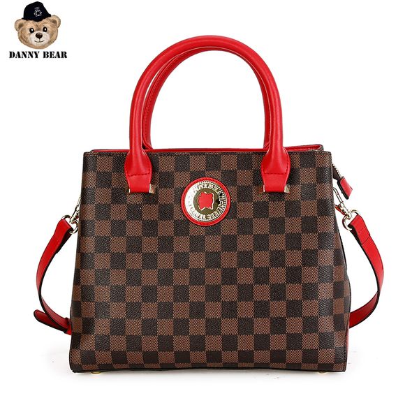 

danny bear fashion women lingge small messenger bag classic hand bag simple retro shoulder handbag dtb9916537
