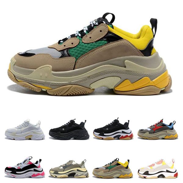 

fahion triple s designer shoes for men women platform sneakers black white bred mens trainers fashion sports sneakers casual shoe
