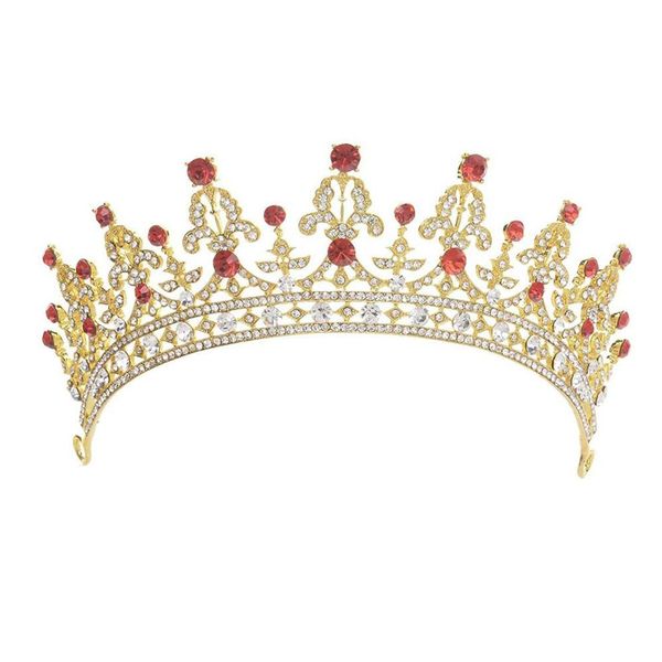

rhinestone crown women princess queen bride headband tiara pageant prom headwear