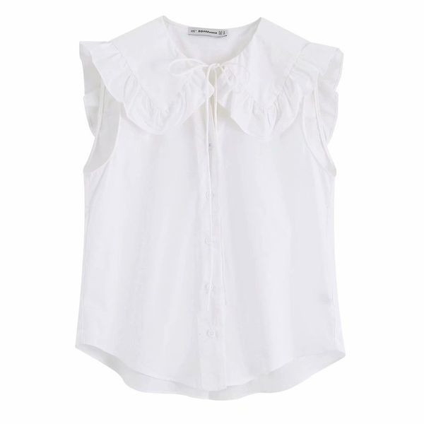 

new arrival bb35-9460 european and american fashionable lapel poplin shirt, White