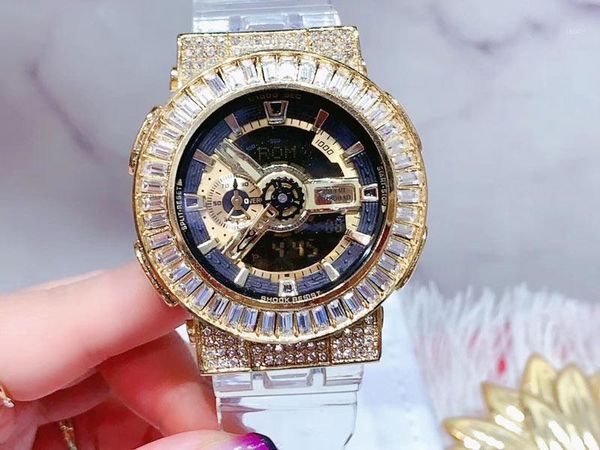 

designer watches electronic digital movement 42mm*13mm watches watch male clock men party full diamond1, Slivery;brown