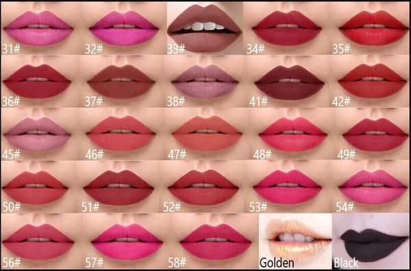 Acheter Miss Rose Rouge à Lèvres Mat étanche Velours à Lèvres 25 Couleurs Sexy Rouge Marron Pigments Maquillage Rouge à Lèvres Matte Beauté Lèvres De