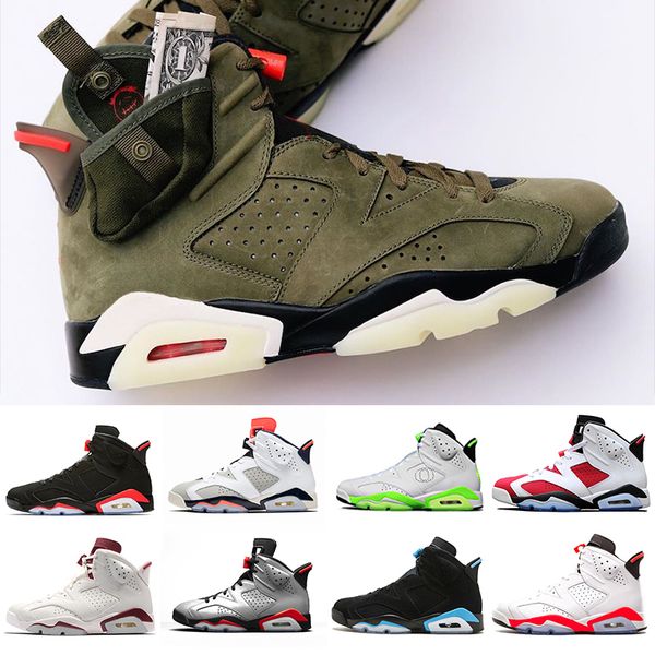 

stock x jumpman 6 2020 dmp travis scotts 6s psg men basketball shoes infrared tinker 3m reflective mens sports sneakers
