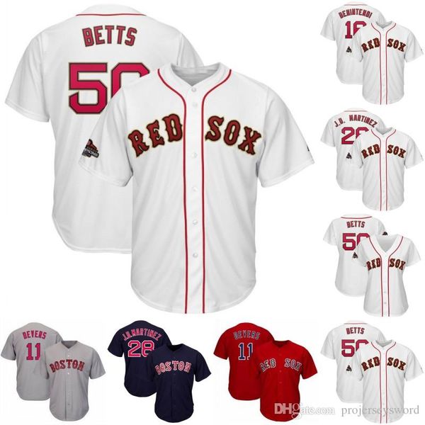 

2019 Gold Program Boston Jersey 16 Andrew Benintendi 10 David Price 50 Mookie Betts 19 Jackie Bradley Jr. 28 J.D. Martinez Red Sox Jerseys