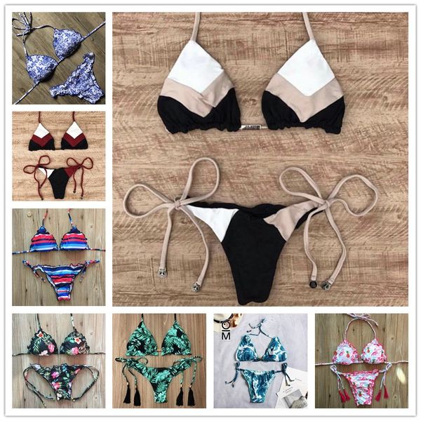 

swimsuit 2019 women bikini buckle swimming suit swimwear women bathing suits biquini brazilian bikini set, White;black