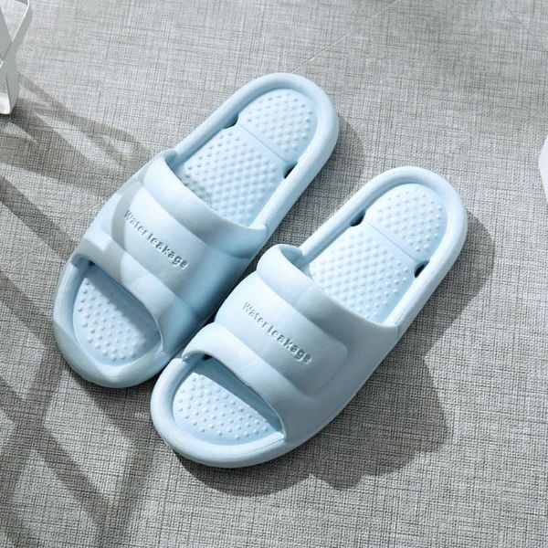 

concise men casual wear bathroom home indoors floor family shoes shower skidproof wear bathroom bath thick slippers may30, Black