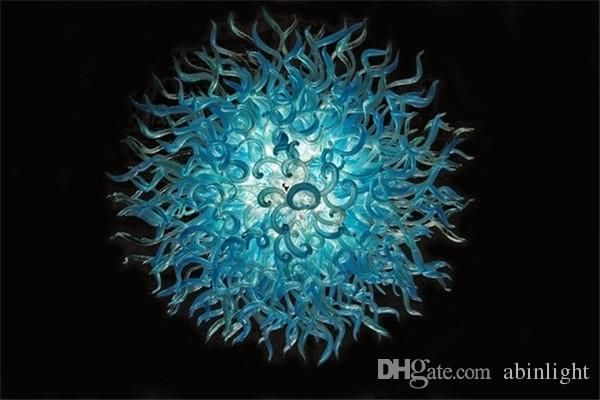 

home decor tiffany style blown glass lamps indoor decoration glass fancy round lighting modern decor american style chandelier light