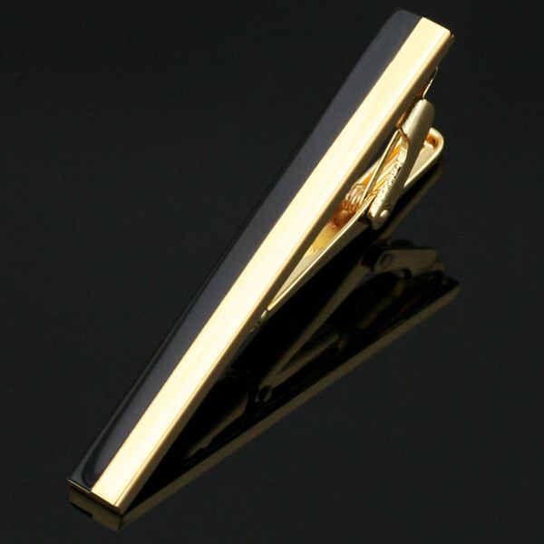 

men's tie clip jewelry tie clips solid gold male shirt cuff tie clasp jewelry box l-214