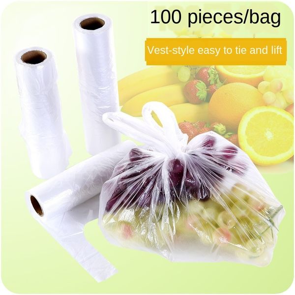

point fault type refrigerator food fresh bag portable vest type tuba food bag package bagging 100 only dress