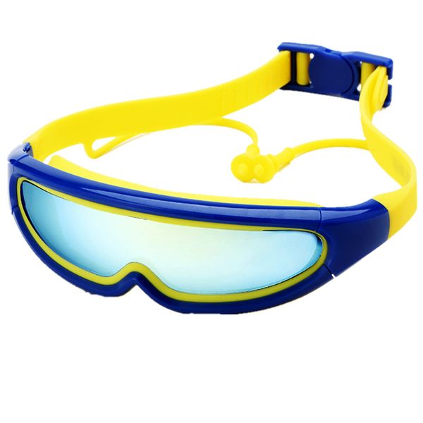 

anti fog children swimming goggles boys eyewear waterproof swim glasses earplugs