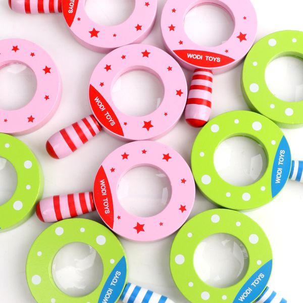 

новинка детские классические игрушки дерево мило лупа игрушка для детей образовательных обучения изучения способности развития