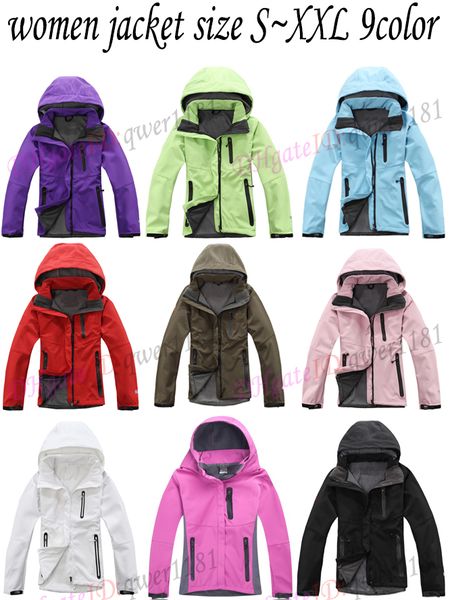 

the north women softshell jacket face men outdoors sports coats women ski hiking windproof winter outwear soft shell men hiking jacket, Black;brown