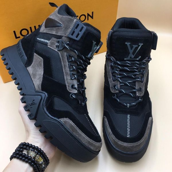 

2020 дизайнер new мужская обувь прохождения кроссовки lv луис мужской бизнес повседневная обувь 38-45 000880-63, Blue;gray