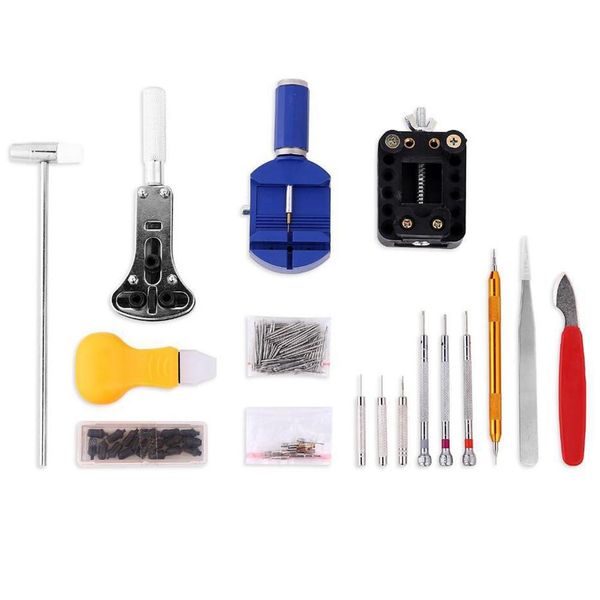 

147pcs watch repair tool kit set watchmaker link pin remover back case opener