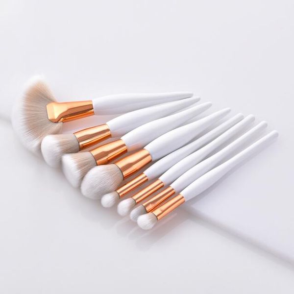 

premium eye shadow makeup brushes set 4/8 pcs tools wood handle soft nylon brush head dhl cosmetics tools