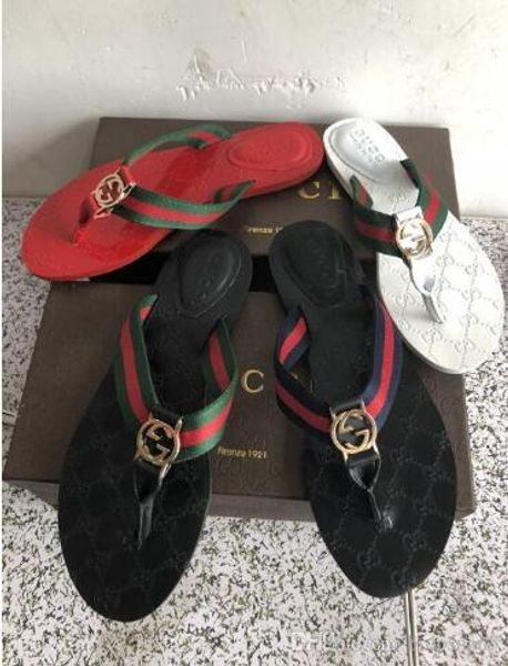 

20192018 pring ummer andal women fa hion de igner hoe men genuine leather with box