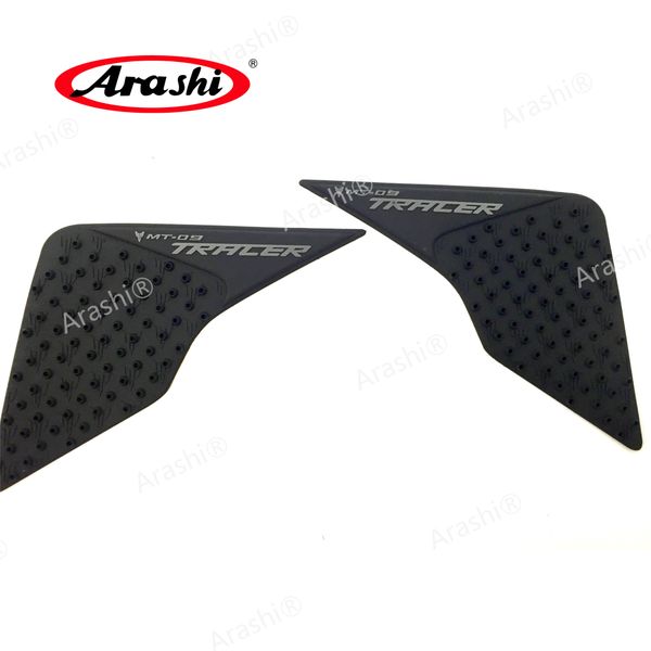 

arashi for yamaha mt-09 tracer 2015-2017 protector rubber sticke anti slip tank pad sticker gas knee grip traction mt 09 mt09 2015 2016 2017