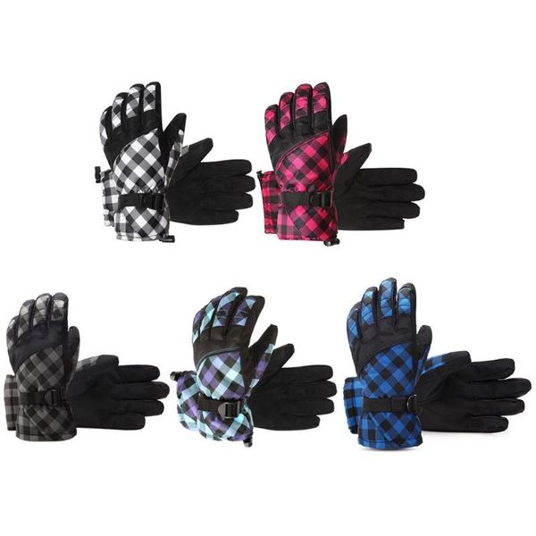 

aotu ski gloves outdoor winter waterproof snowboard mountaineering gloves, Black