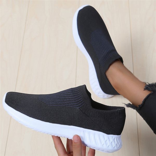 

sneakers women slip on mesh breathable running shoes 2019 autumn sock sneakers lightweight ladies shoes zapatos de mujer d30