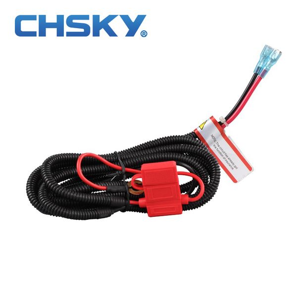 

chsky wiring harness suitable for car usb charger adapter car cigarette lighter power socket easy to installation