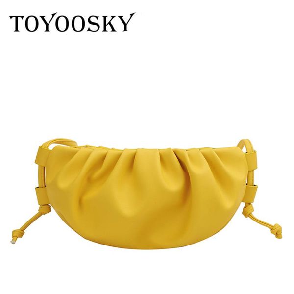 

toyoosky cloud-wrapped soft leather madame small crossbody bag single shoulder slant handbag day clutches bags