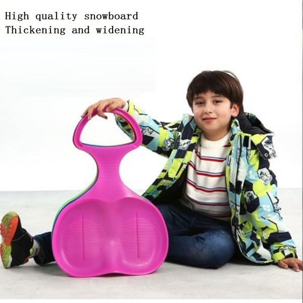 

skiing board ski circle for children cushion board sled snow skid skiing circle simple equipment plastic thickened skis