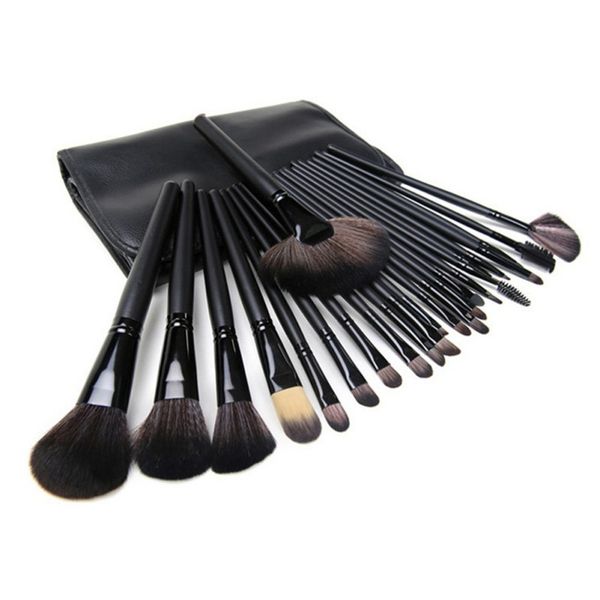 

gift bag of 24 pcs makeup brush sets professional cosmetics brushes eyebrow powder foundation shadow make up tools