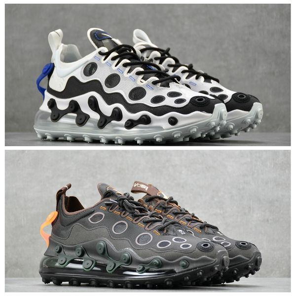 

designer 720s ispa running shoes hollow out triple black white react element 87 mens trainers women sports sneaker size 36-45