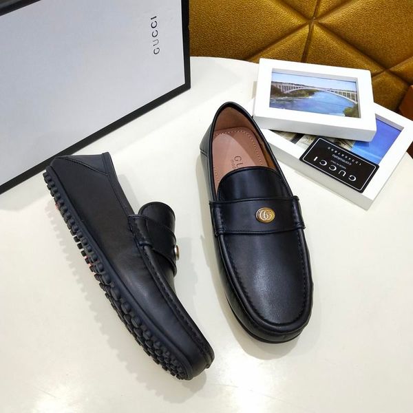

iduzi dress shoes style men business dress shoes pu leather black pointy formal wedding shoes zapatos de hombre loafers for male, Black;red