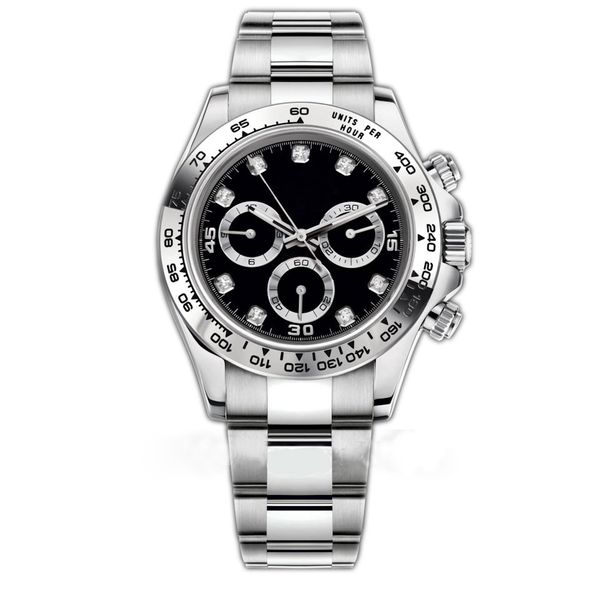 

Роскошные мужские часы 116500LN дизайнер Часы Montre De Luxe Автоматическая Наручные часы керамический ободок сталь 316L Adustable Складные Пряжка 19 стилей