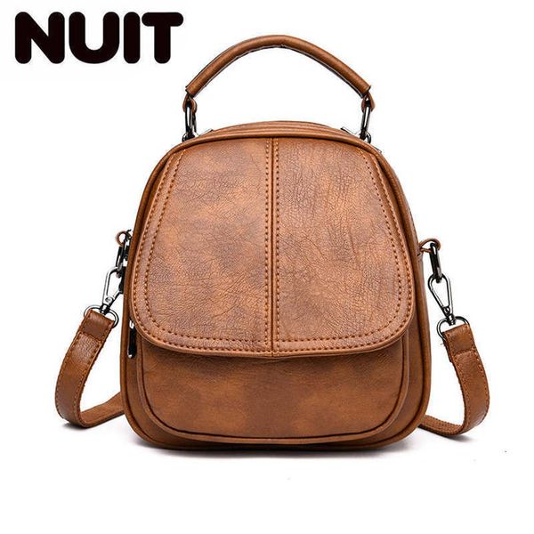 

women's multifunction backpack leather shoulder bag zipper bags for mobile phone keys travel backpack bags mochila feminina