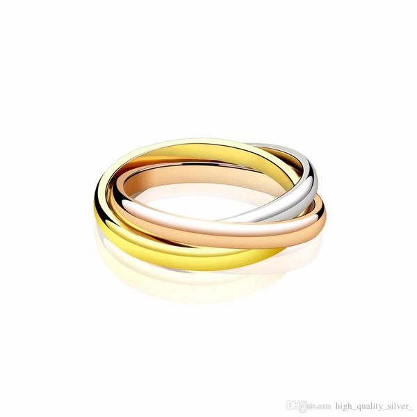 

fahmi tri-ring ring sterling silver ring ladies jewelry fashion ring ing