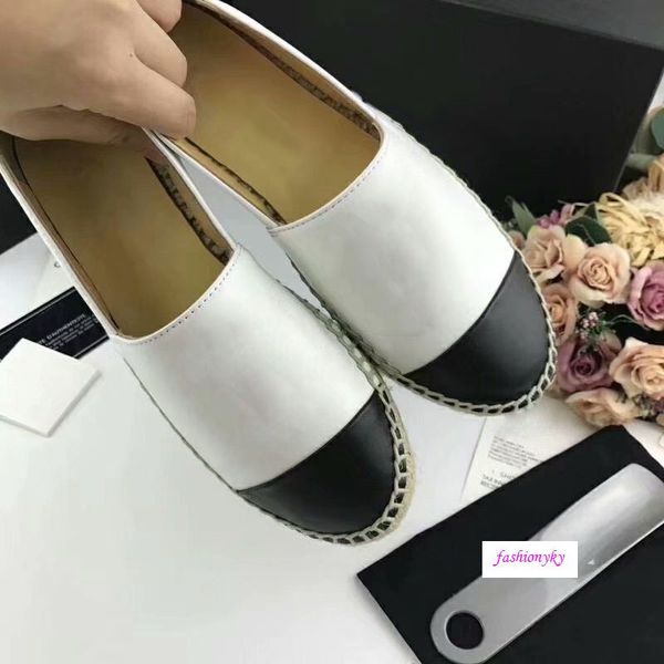 

летние сандалии эспадрильи рыбацкая обувь на низком каблуке натуральная кожа обувь для отдыха много цветов размер, Black