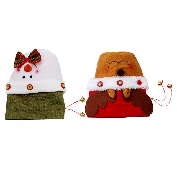 

2018 natal christmas gift candy bag santa claus snowman reindeer candy bags box xmas noel decoration home party supplies