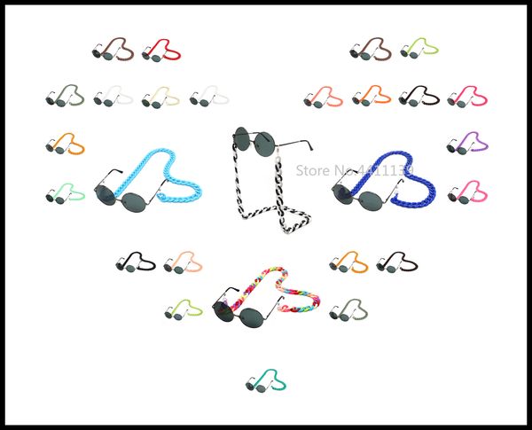 

70cm 28" acrylic 20 color creative kids eyeglass cords~glasses chain~glasses holder neck ~buy 2 get 1, Silver
