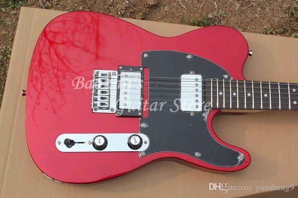 

f electric guitar, red guitar, telecaster
