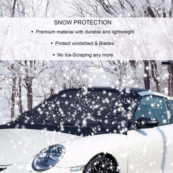 

universal fit automobile windshield sunshade cover snow ice shield car frost guard winter protector magnetic auto