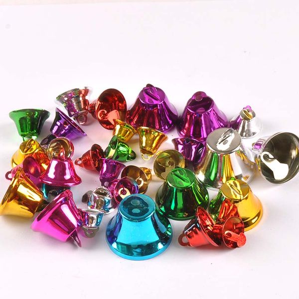 

mixed iron jingle bells for christmas craft home decor festival party accessories diy pendants bells 12/15/20/25/30mm c2680