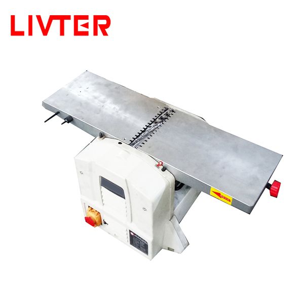 

livter electric 8'' bench industrial 1500w wood thickness planer jointer/planer combo woodworking machine spiral cutter