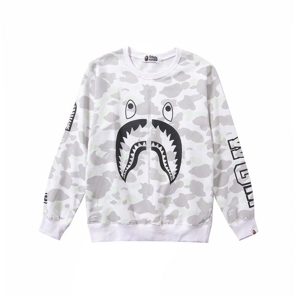 

BAPE Мужские Дизайнерские Толстовки Модные Мужские Дизайнер Мультфильм Акула Печа