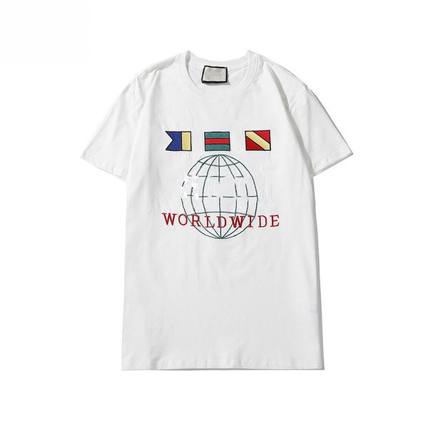 

2020 дизайнер мужские футболки summer tops марка футболки пара короткие рукава мужская одежда письмо printed шеи экипажа tops, White;black