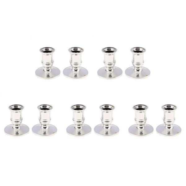 

20pcs plastic modern traditional dinner candlesticks pillar candle base holder