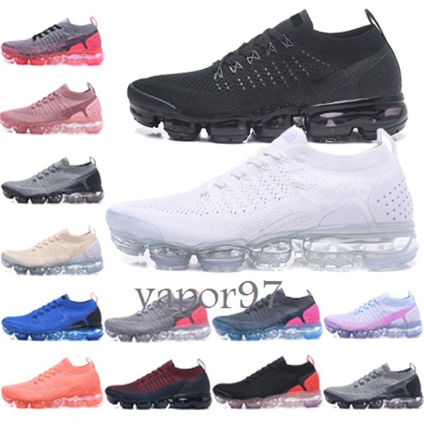 

2019 New quality 2018 NEW mens Fashion Designer luxury Shoes Air Running Trainer fly Sports plus knit men Wave Runner women Sneakers