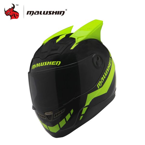 

malushun унисекс мотоциклетный шлем откидной шлем открытое лицо мото мотокросс capacetes de motociclista новинка casque moto