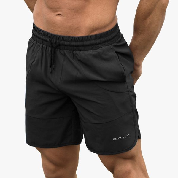 

новые мужчины спортивные клубы фитнес свободные шорты бодибилдинг joggers лето быстрый сухой прохладный короткие штаны мужчины повседневная, White;black