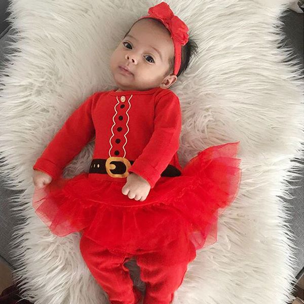 

rorychen newborn baby girls christmas costume printing baby rompers long sleeve winter crawling kids clothes romper jumpsuit, Blue