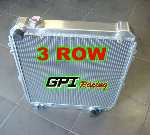 

3 row hi-perf aluminum radiator for hilux surf kzn130 1kz-te 3.0 td at/mt 93-96