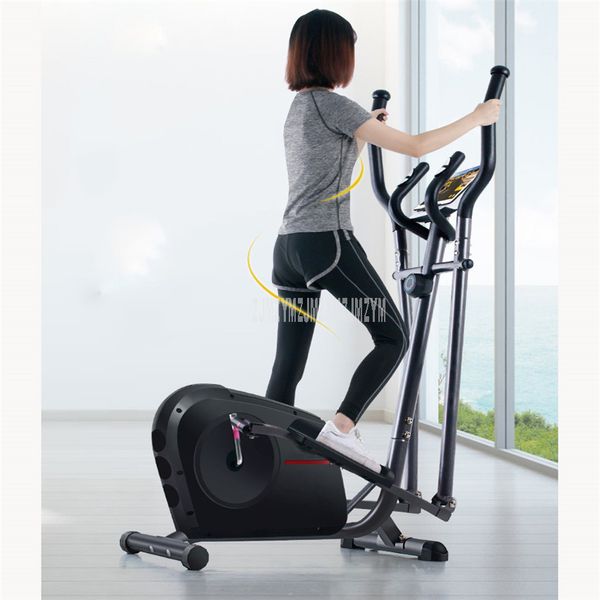 

h8 indoor fitness stepper oval motion track magnetic control resistance stepping machine with handrail walker fitness equipment
