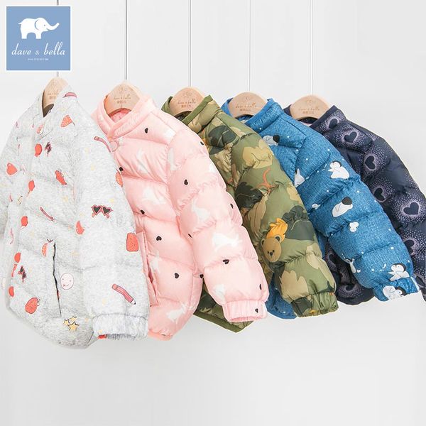

db8888 dave bella baby down jacket children 90% white duck down outerwear fashion light coat, Blue;gray